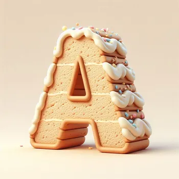 Cake Effect Letter A-3