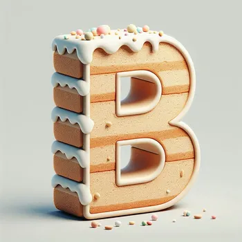 Cake Effect Letter B-2