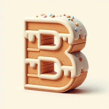 Cake Effect Letter B-4