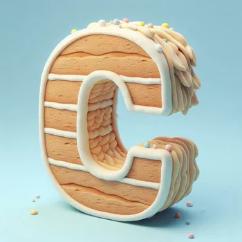 Cake Effect Letter C-1