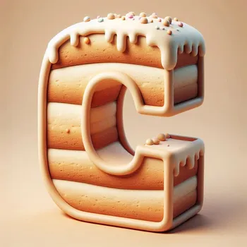 Cake Effect Letter C-3