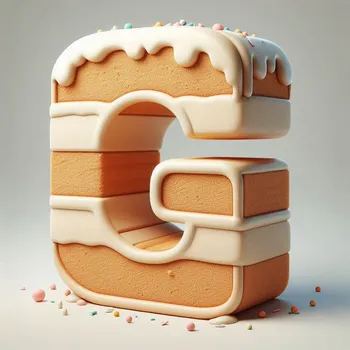 Cake Effect Letter G-4