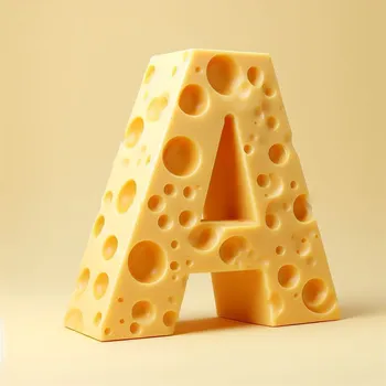 Cheese Letter A-2