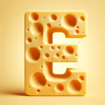 Cheese Letter E-1