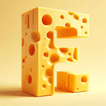 Cheese Letter F-1