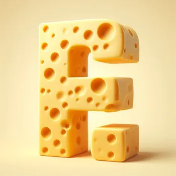 Cheese Letter F-2