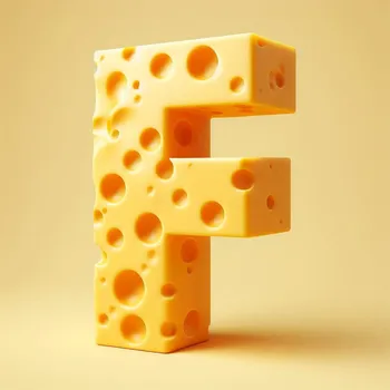 Cheese Letter F-3