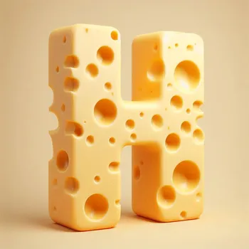 Cheese Letter H-1