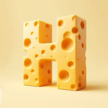 Cheese Letter H-3