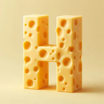 Cheese Letter H-4