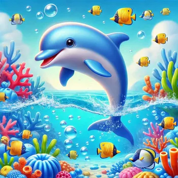 Dolphin 3D-Cartoon-Effect-1