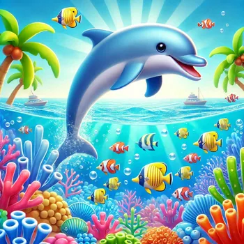 Dolphin 3D-Cartoon-Effect-2