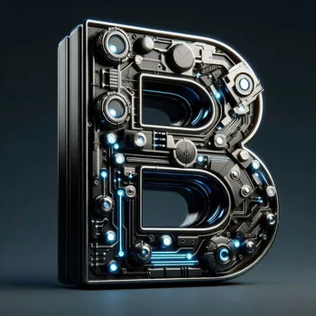 Futuristic Letter B-4