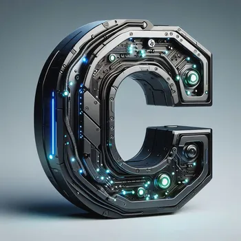 Futuristic Letter C-1