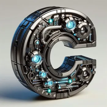 Futuristic Letter C-4