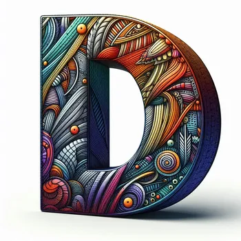 Illustration Letter D-1