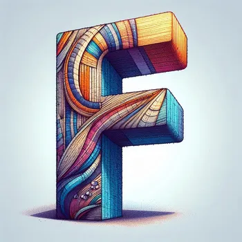 Illustration Letter F-1