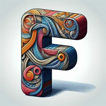 Illustration Letter F-3