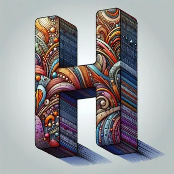 Illustration Letter H-1