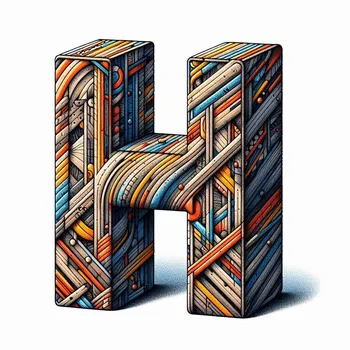 Illustration Letter H-4