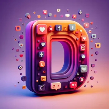 Instagram Profile Letter D-2