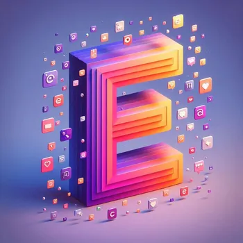 Instagram Profile Letter E-3