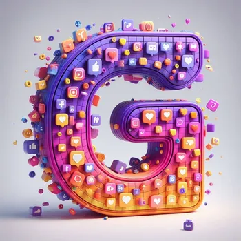 Instagram Profile Letter G-3