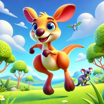 Kangaroo 3D-Cartoon-Effect-10