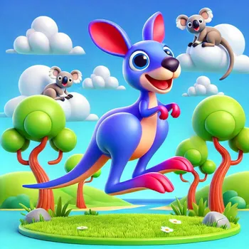 Kangaroo 3D-Cartoon-Effect-11