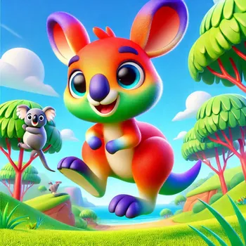 Kangaroo 3D-Cartoon-Effect-13