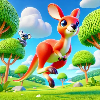 Kangaroo 3D-Cartoon-Effect-16