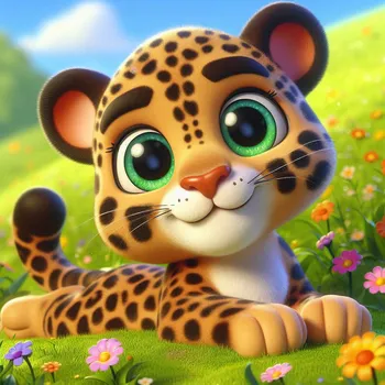 Leopard 3D-Cartoon-Effect-12