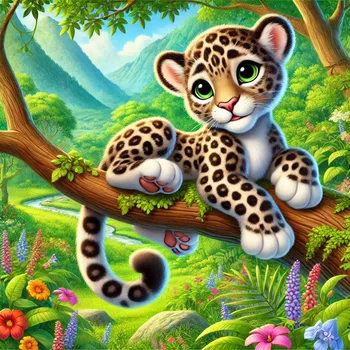 Leopard 3D-Cartoon-Effect-3