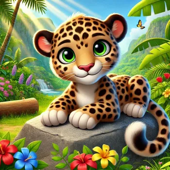 Leopard 3D-Cartoon-Effect-5