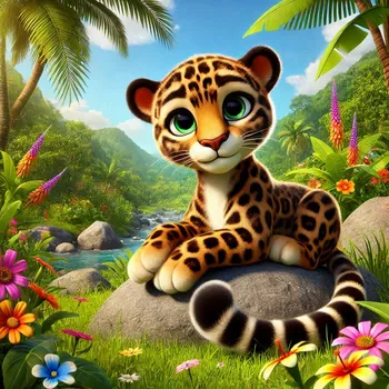 Leopard 3D-Cartoon-Effect-8