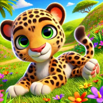 Leopard 3D-Cartoon-Effect-9