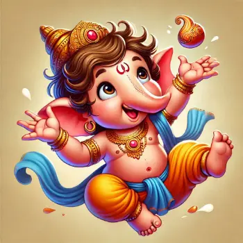 Lord Ganesha Enjoy-2