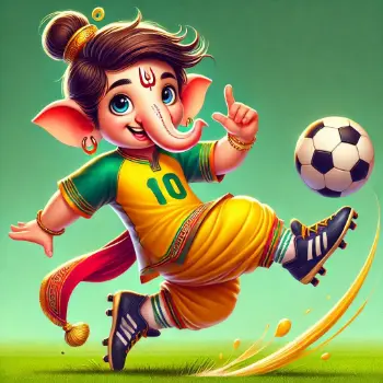 Lord Ganesha Football-1