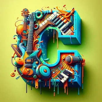 Music Graffiti Letter C-2