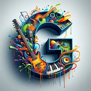 Music Graffiti Letter G-4