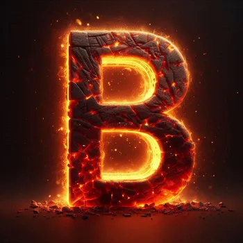 Radiant Ember Letter B-4