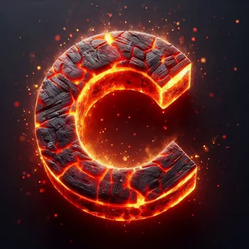 Radiant Ember Letter C-1