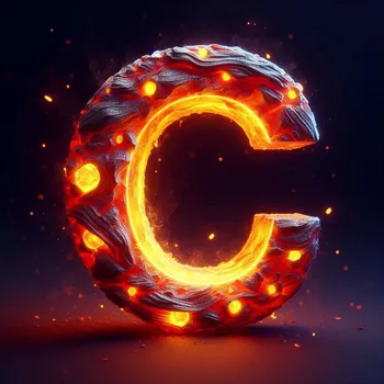 Radiant Ember Letter C-2