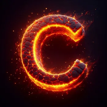 Radiant Ember Letter C-3