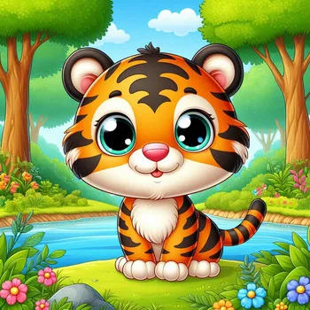 Tiger Cartoon-Effect-17