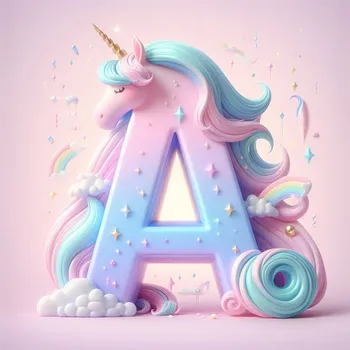 Unicorn Effect Letter A-2