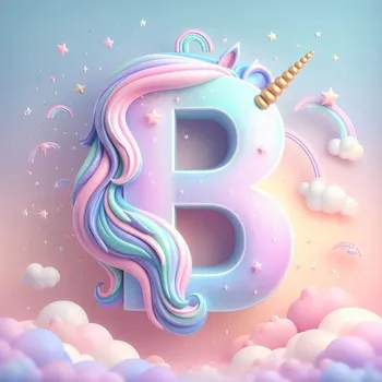 Unicorn Effect Letter B-4