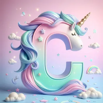 Unicorn Effect Letter C-2