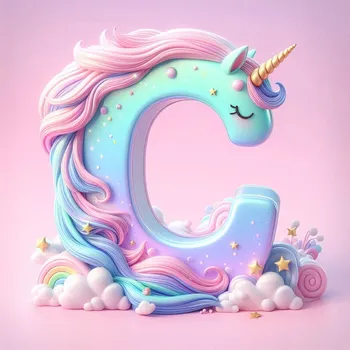 Unicorn Effect Letter C-3