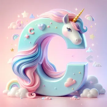 Unicorn Effect Letter C-4